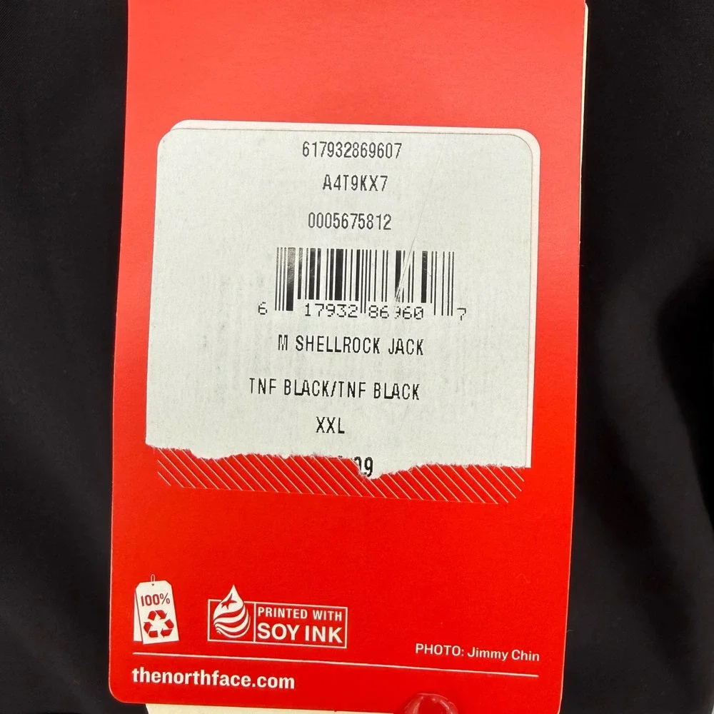 The North Face Jacket Mens XXL Apex Bionic Softshell Windwall Black Outdoor